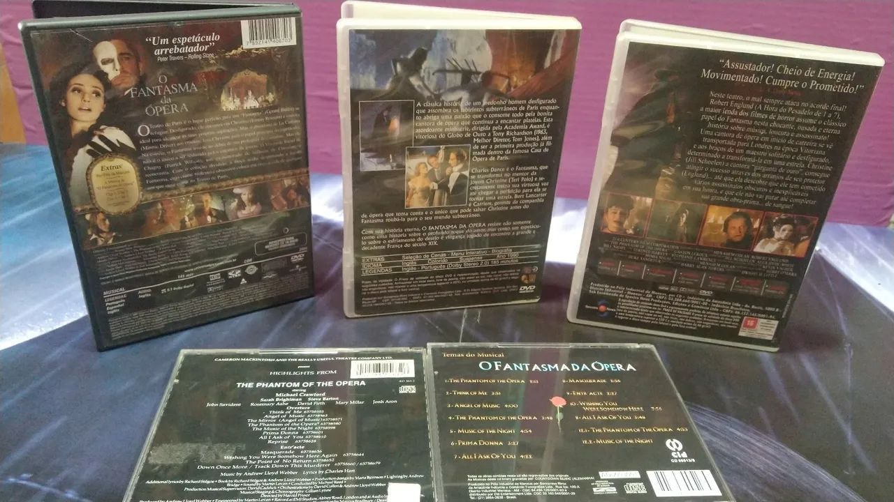 Dvds e Cds O Fantasma da Opera . - Foto 4