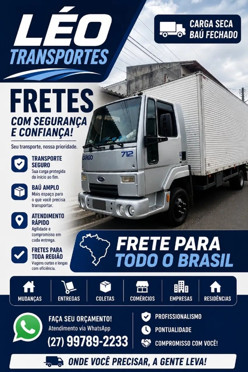  Frete intermunicipal, interestadual.