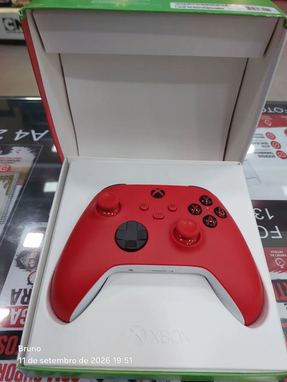Controle Xbox Pulse Red - Foto 2