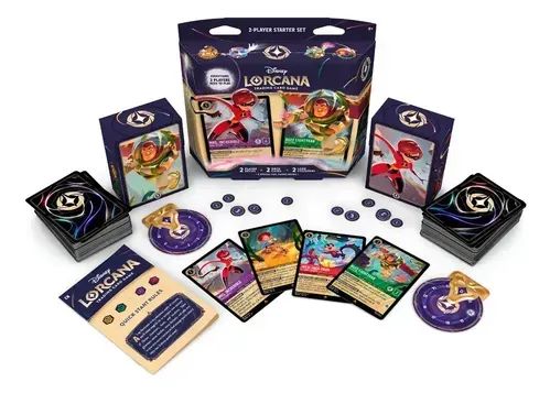 Disney Lorcana Buzz Lightyear 2枚セット Disney Lorcana TCG - 2 Jogadores Starter Deck - Wilds Unknown
