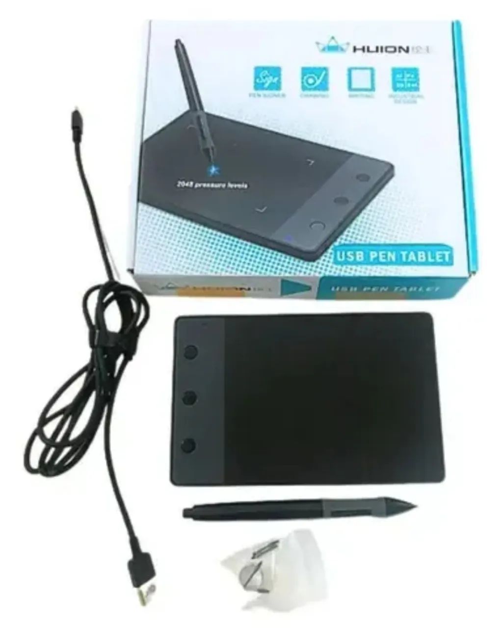 Mesa Digitalizadora Huion 420 Black Nova
