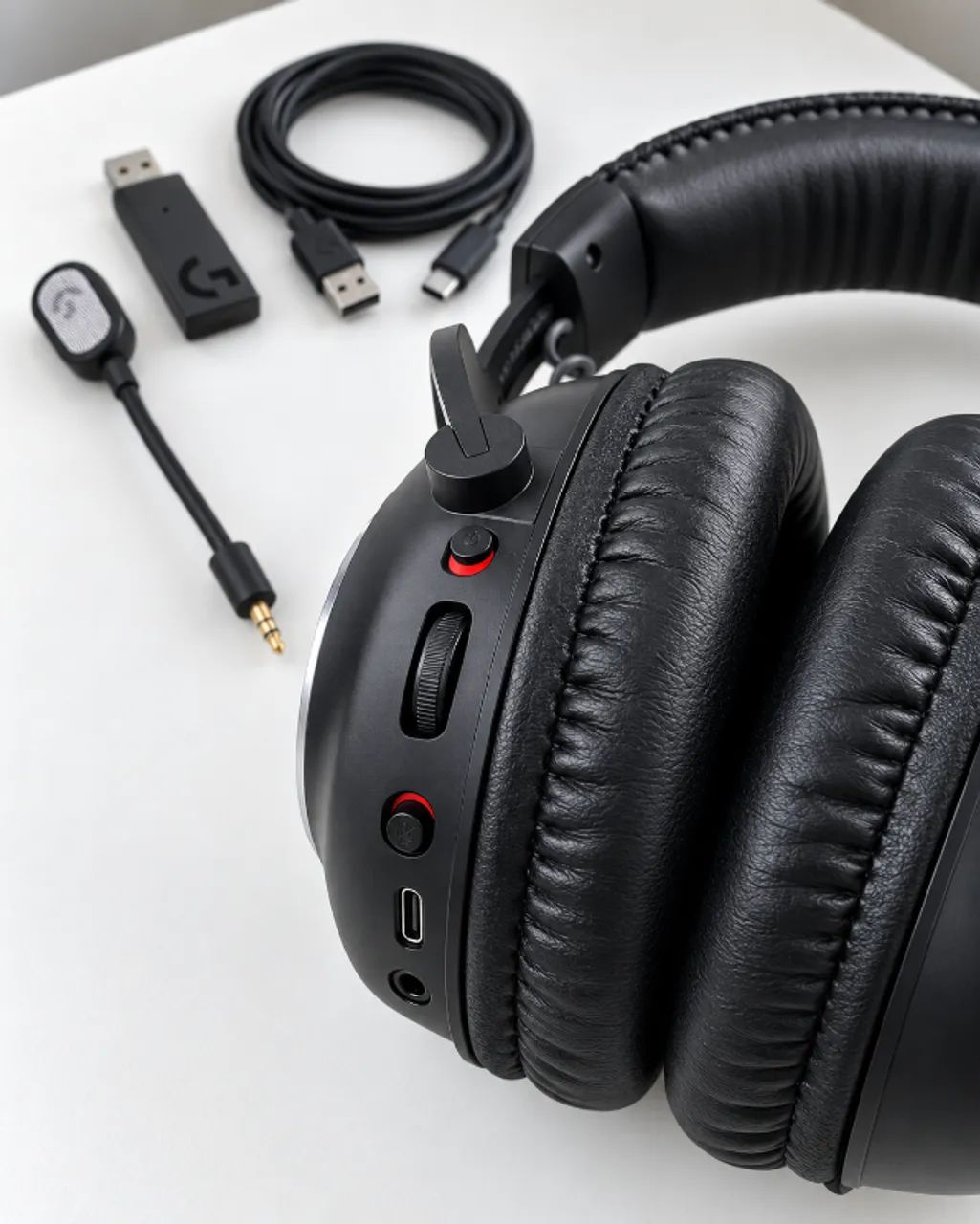 Headset Logitech G PRO X Wireless Lightspeed + Mic + Dongle - Foto 3