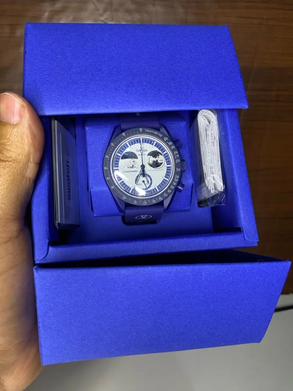 Omega Swatch x Moon Azul - Foto 3