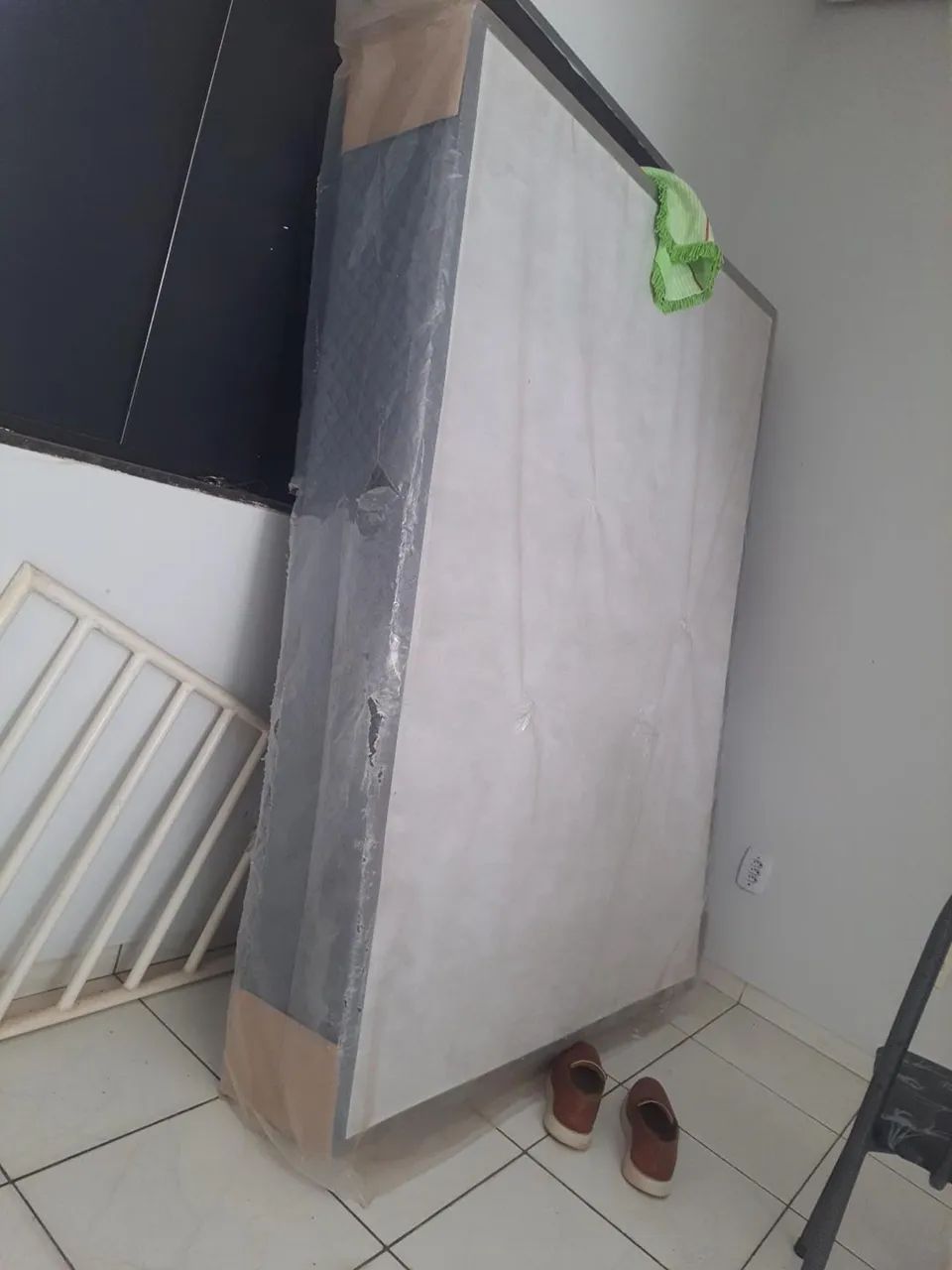 Colchão molas ensacadas com base box casal  - Foto 3