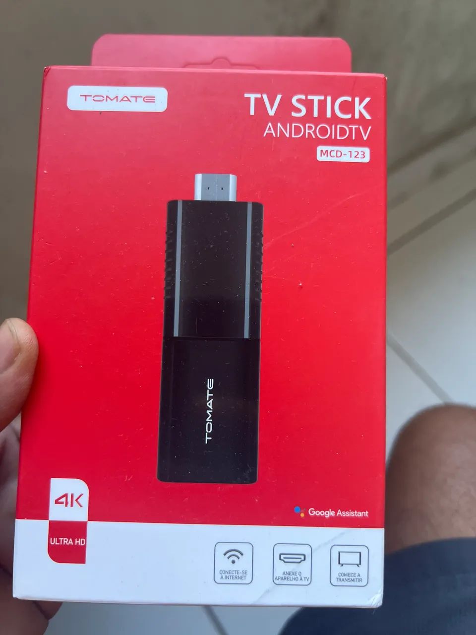 Tv stick tomate + canais incluso 