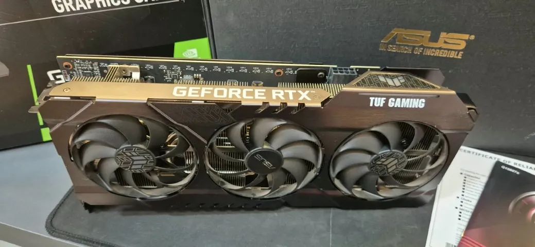 Placa de Vídeo RTX 3060TI ASUS TUF GAMING