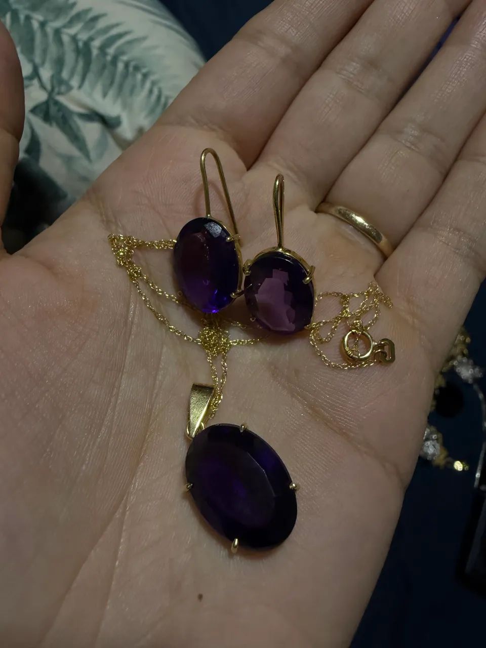 Conjunto em ouro 18k