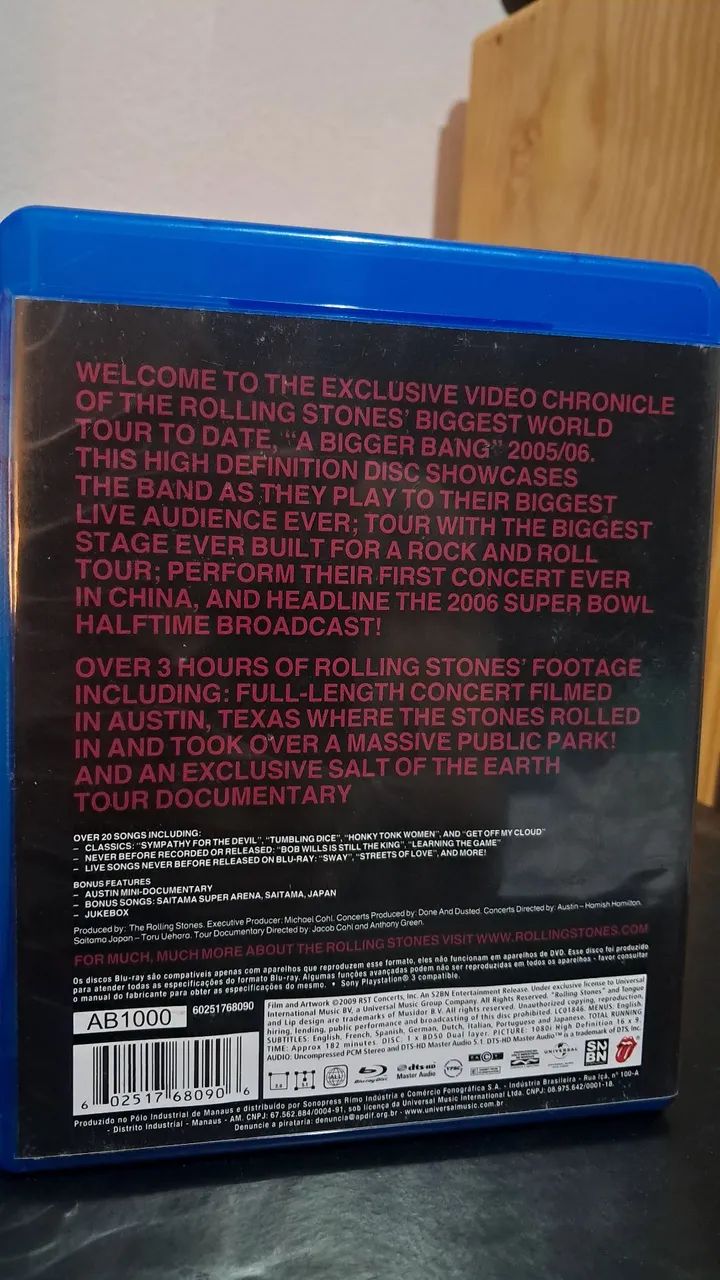 Blu-ray Rolling Stones - The Biggest Band  - Foto 2