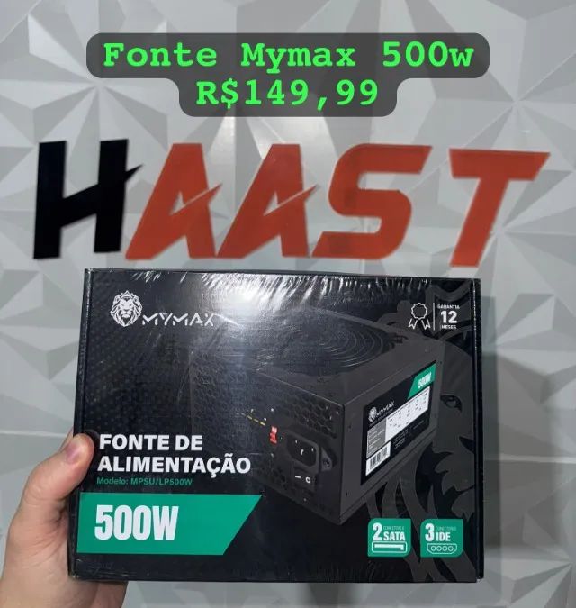 Fonte Mymax 500w [Novo]