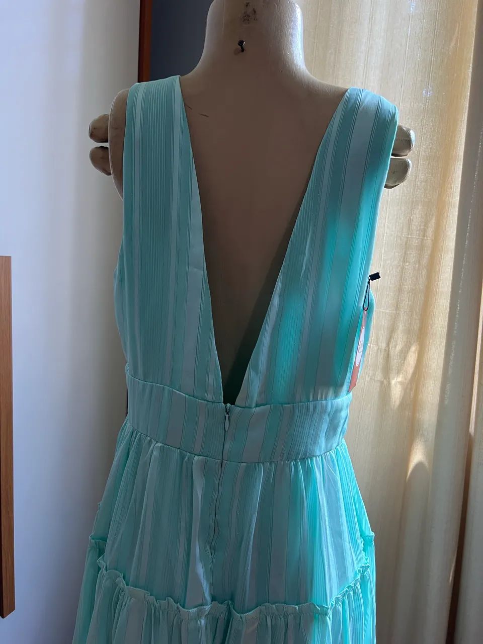 Vestido verde água - bazar  - Foto 3