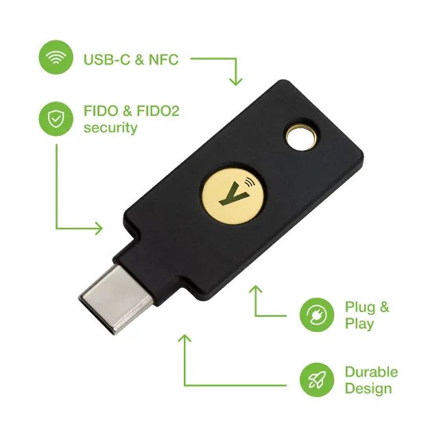 YubiKey Security 5C NFC - Foto 2
