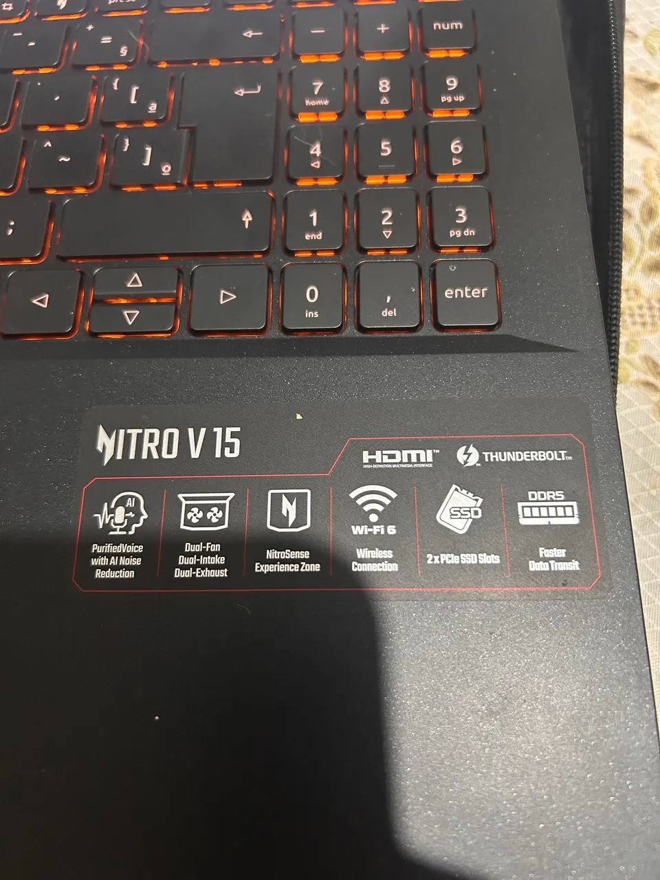 NOTEBOOK ACER NITRO V15 - 4060 - 16RAM - Foto 5