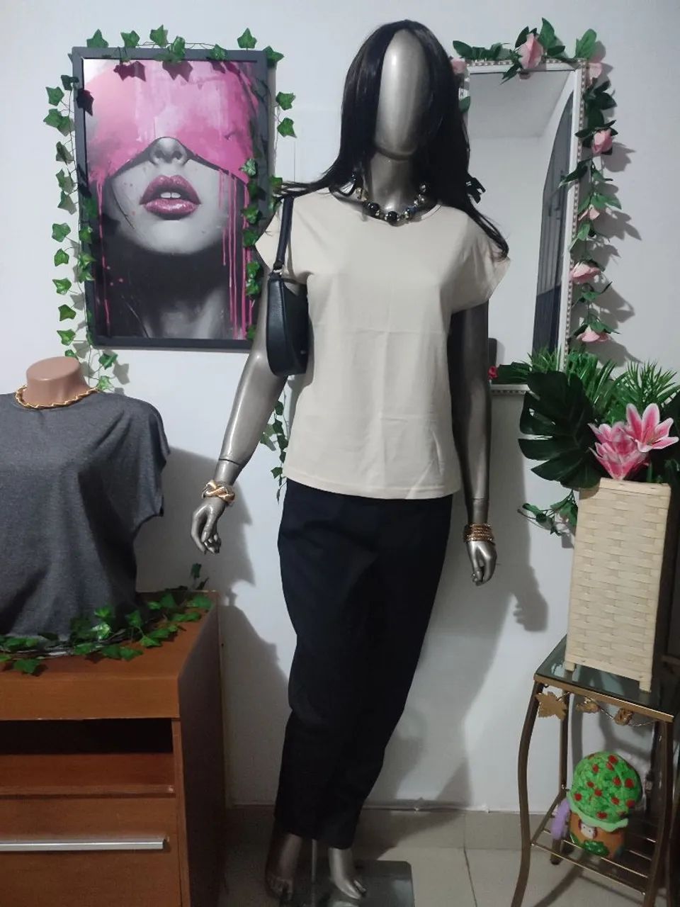 Blusa Feminina Muscle Tee de Algodão. - Foto 2