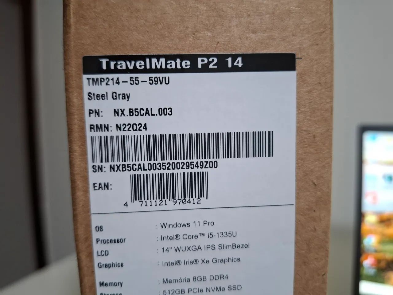 Vendo notebook Acer Travelmate mod.: n22024 - Foto 5