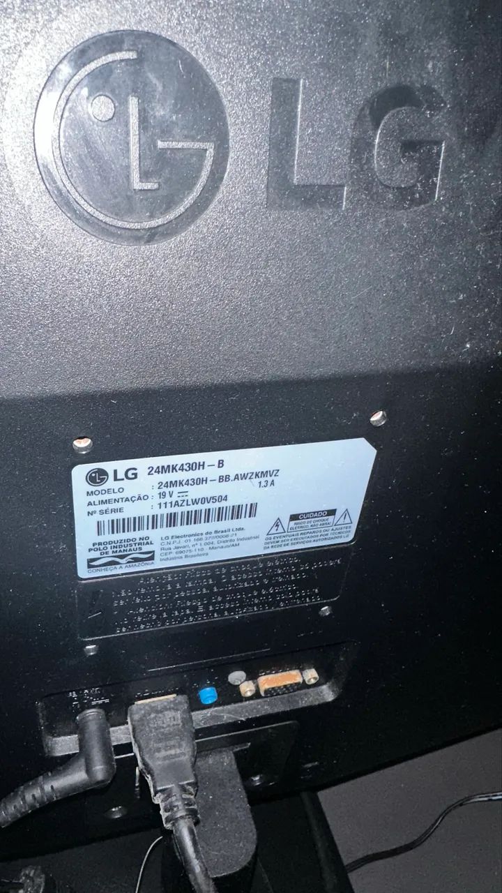 Monitor LG 23,8 polegadas Full HD - Foto 3