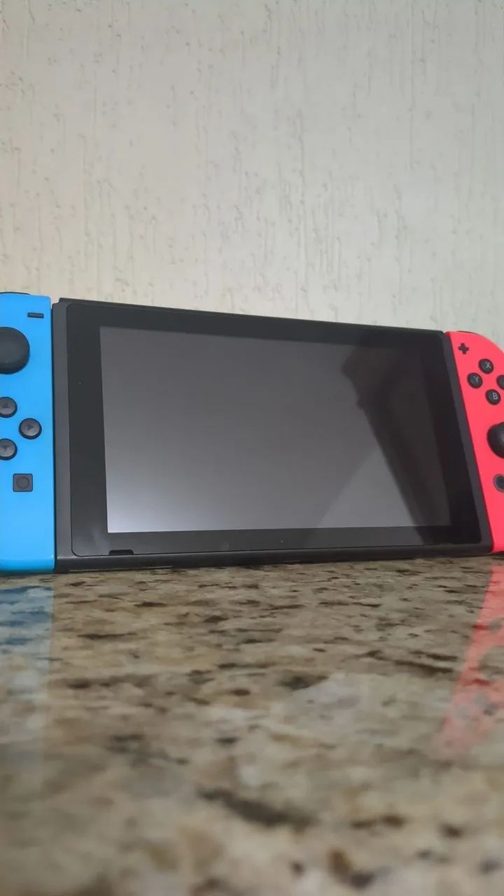 Nintendo Switch V1 desbloqueado + acessórios + 3 jogos - Jogos de
