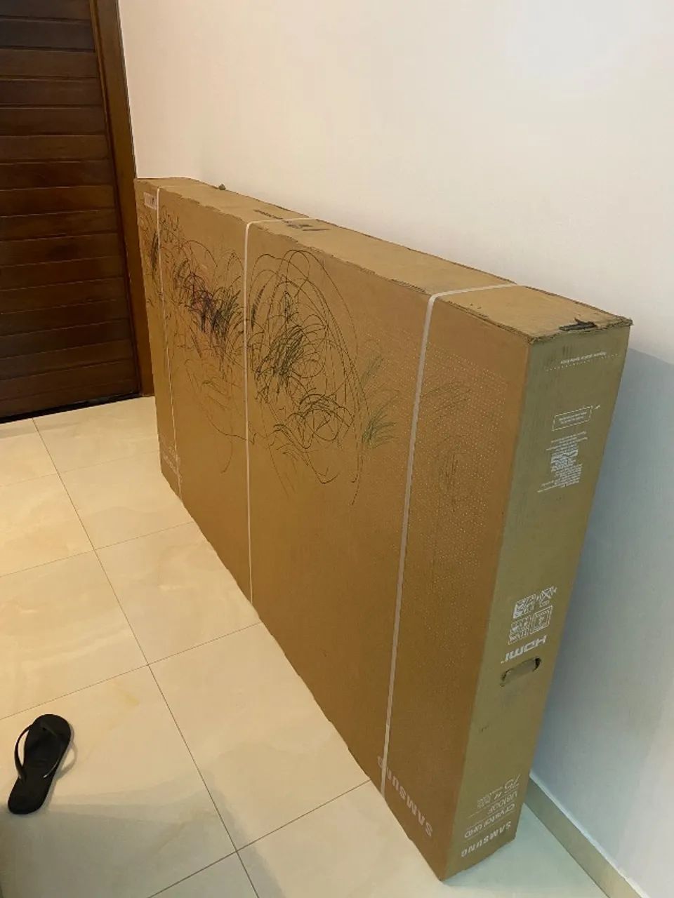 TV SAMSUNG CRISTAL UHD 75 polegadas (na caixa, nunca usada)