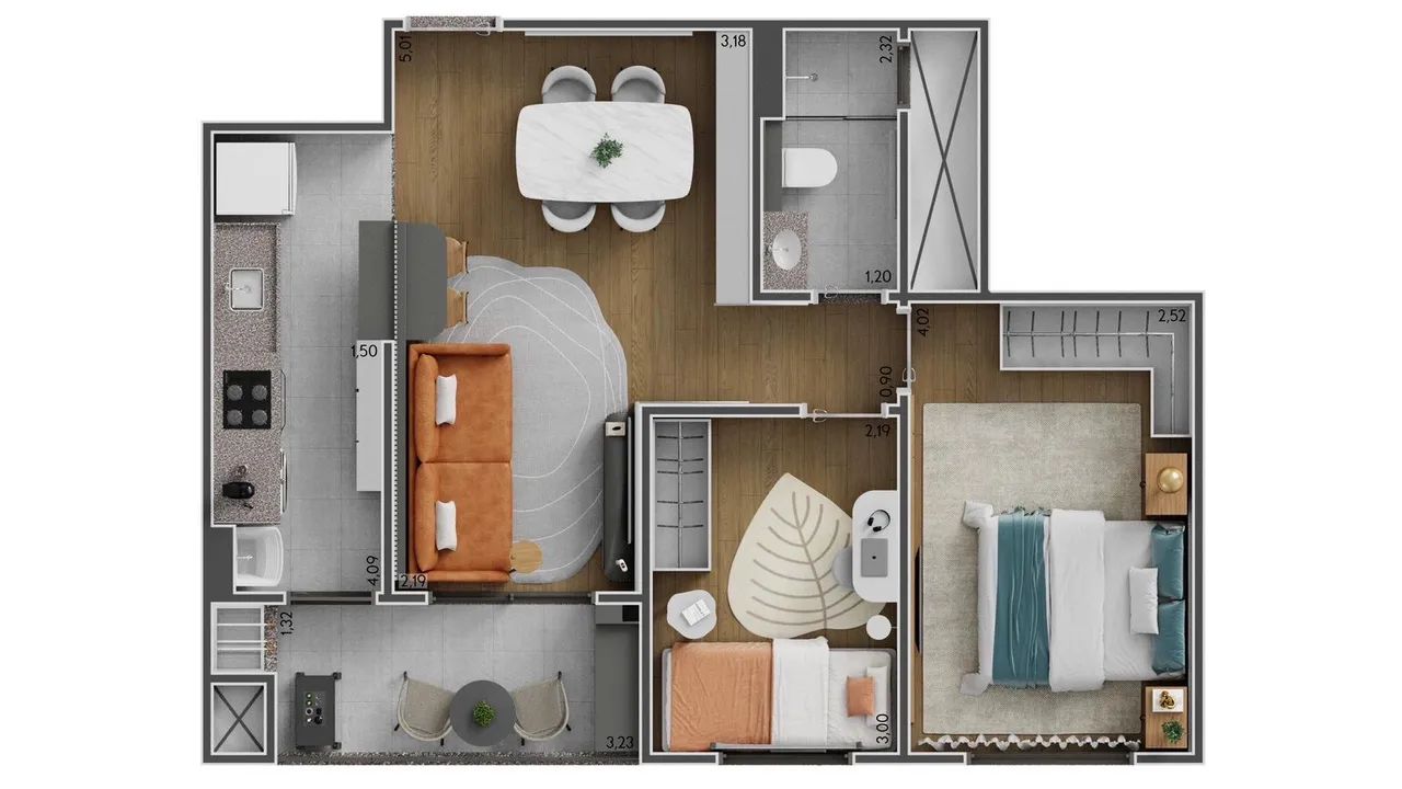 Apartamento Liv Residence 51m (vendo direitos) - Foto 3