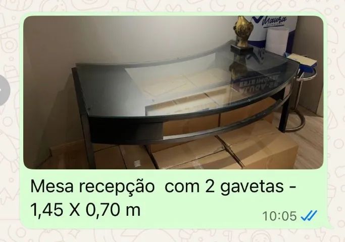 Mesa de Recepção com design Moderno