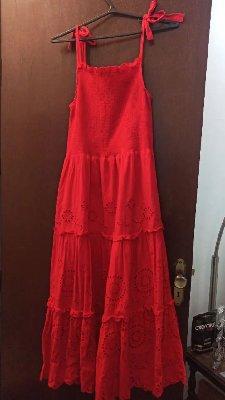 Vendo vestido longo vermelho  - Foto 4