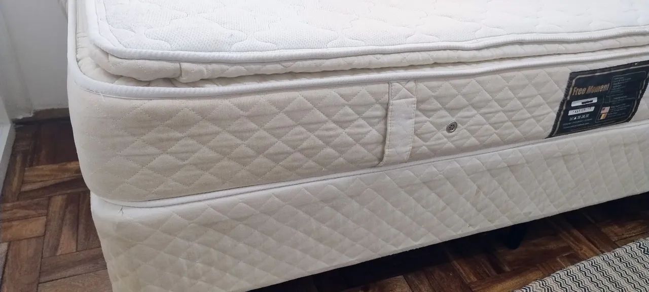 Cama box + colchão solteiro com pillow top - Foto 3