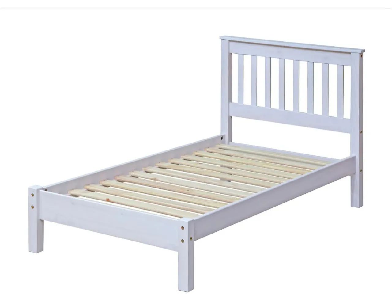 Cama de solteiro em madeira - Foto 2
