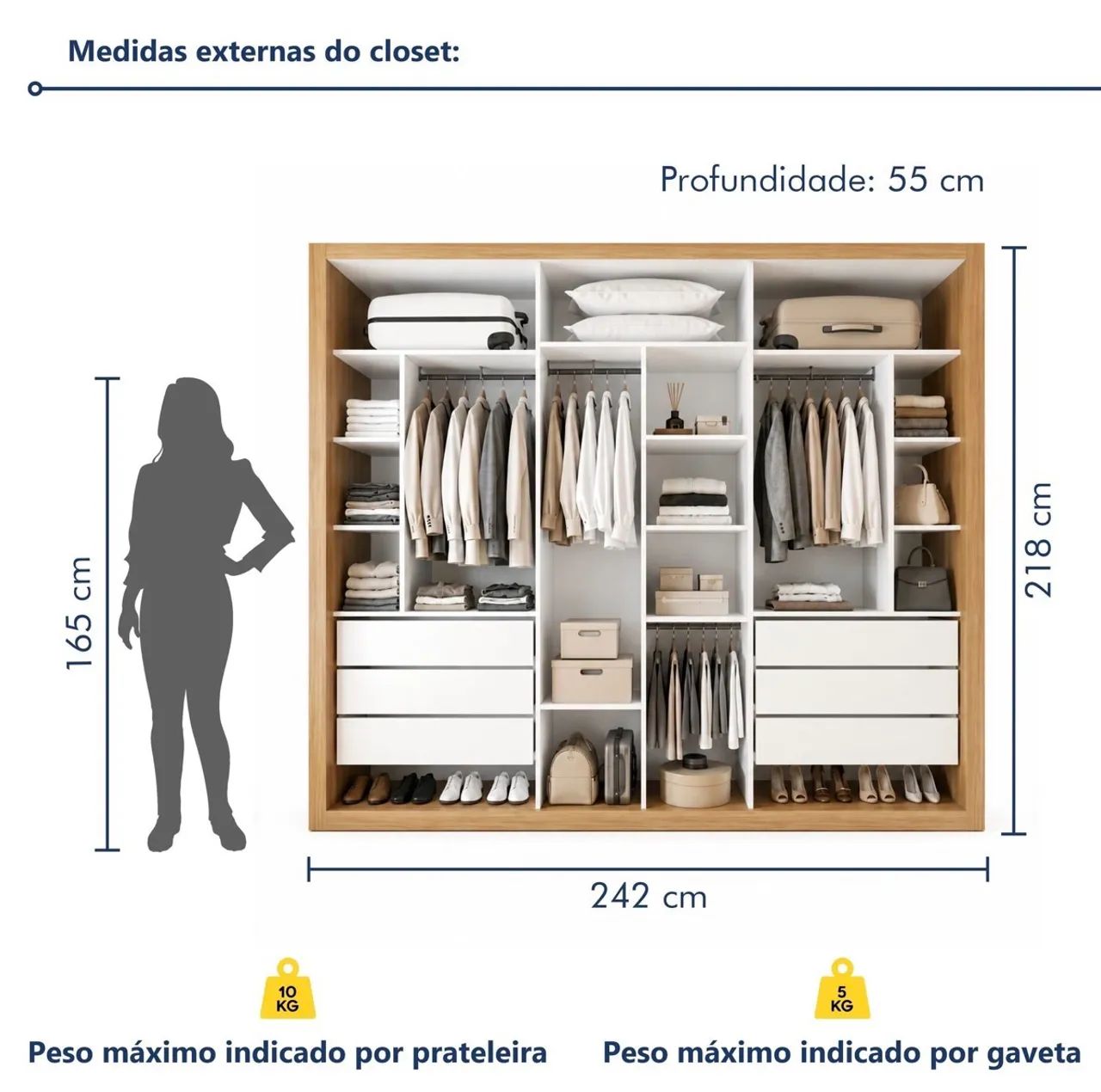 Guarda roupa closet - Foto 3