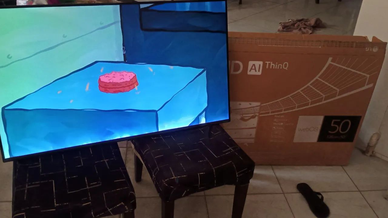 Vendo smart tv LG de 50 polegadas com Android Alexa comando de voz e bluetooth imagem 4k  - Foto 4
