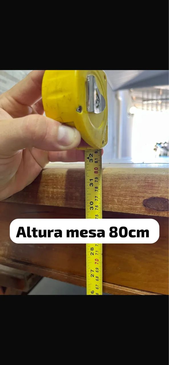 Mesa rústica peroba rosa  - Foto 4