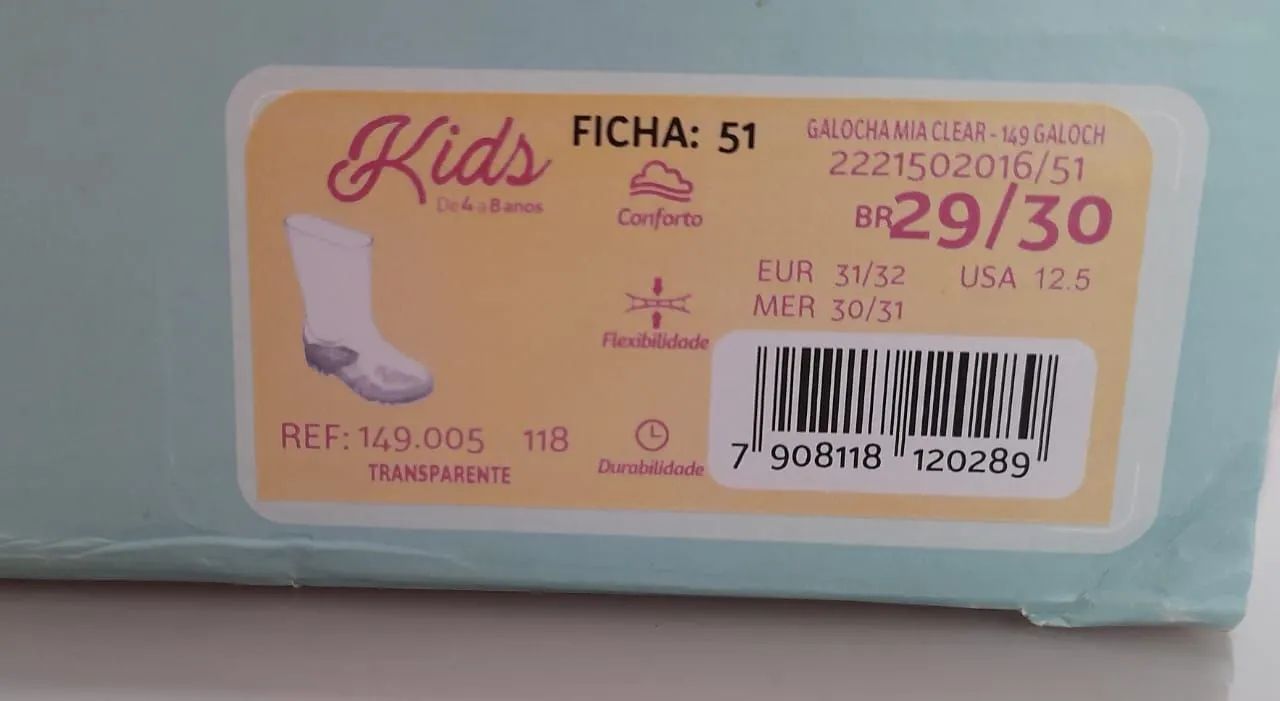 Bota original World Colors 20/30 (Bem Novinha) - Foto 4