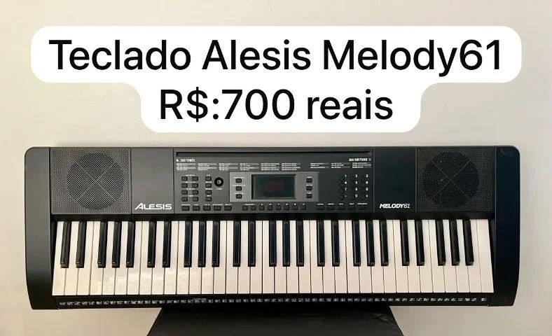 Teclado e cadeira