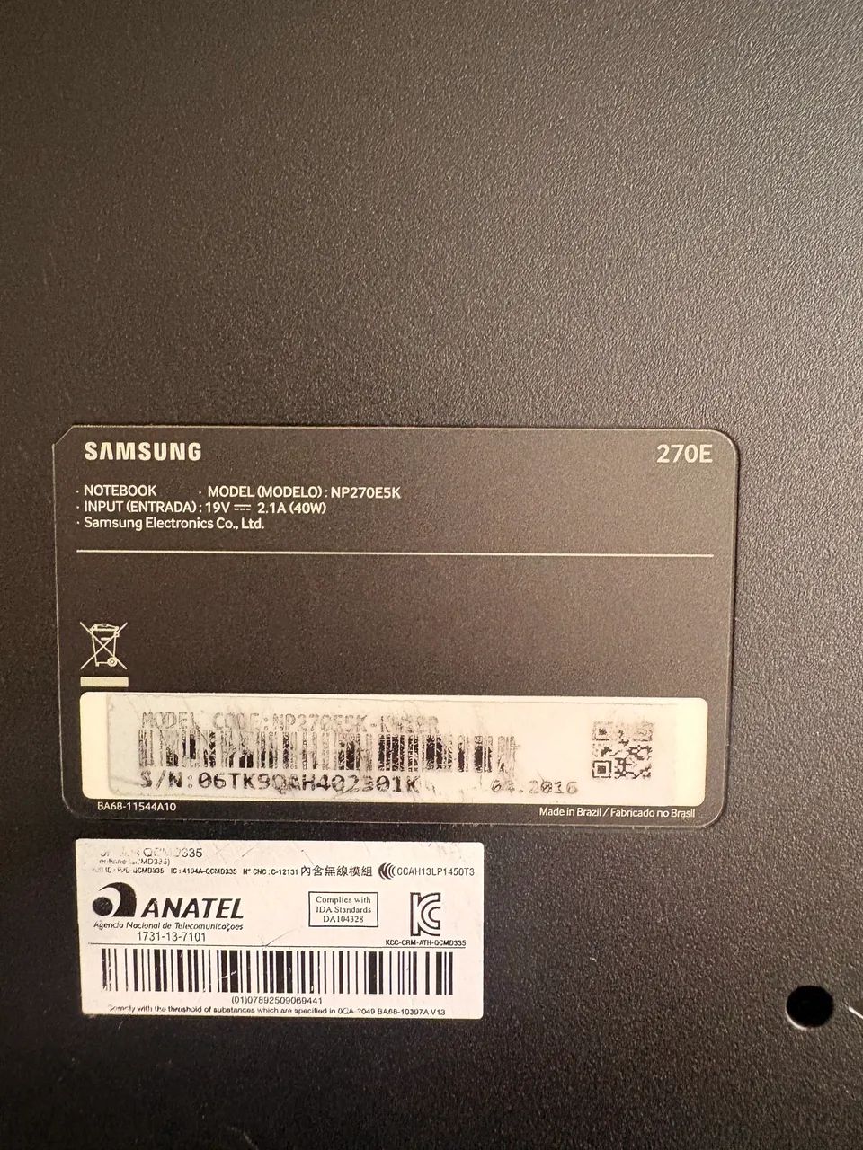 Notebook Samsung  - Foto 2