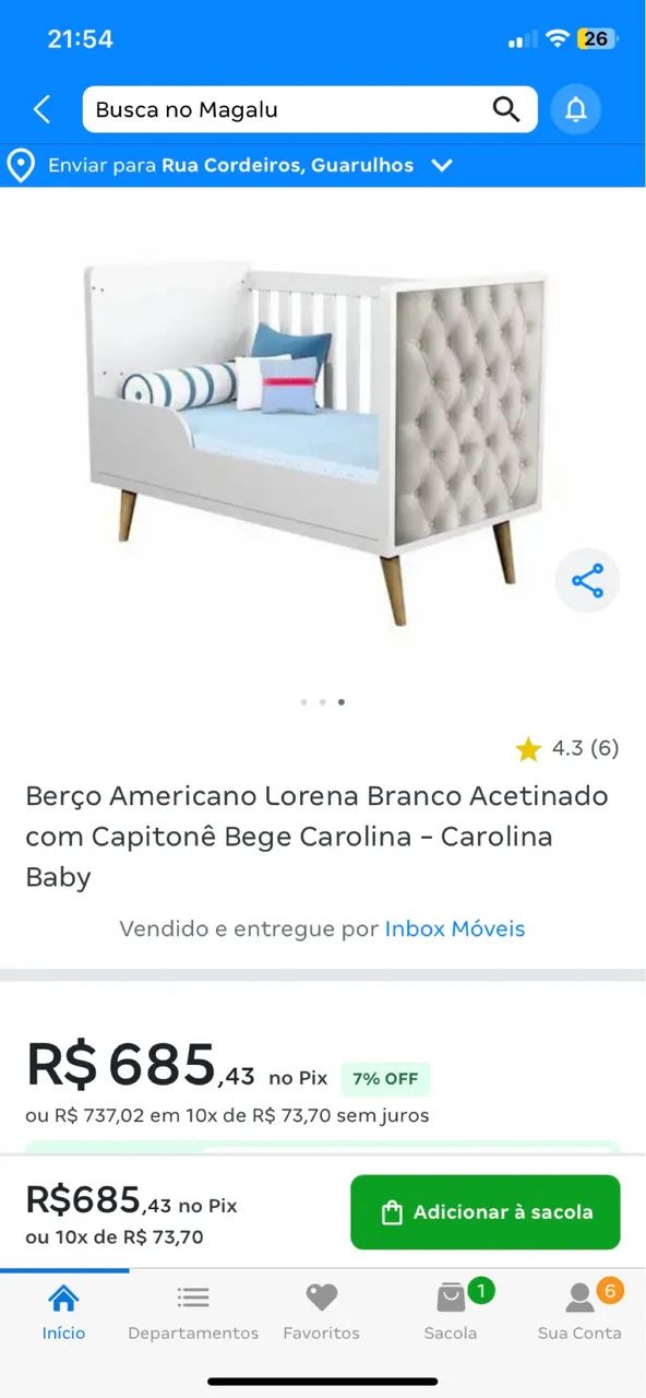 Berço Que vira Cama  - Foto 2