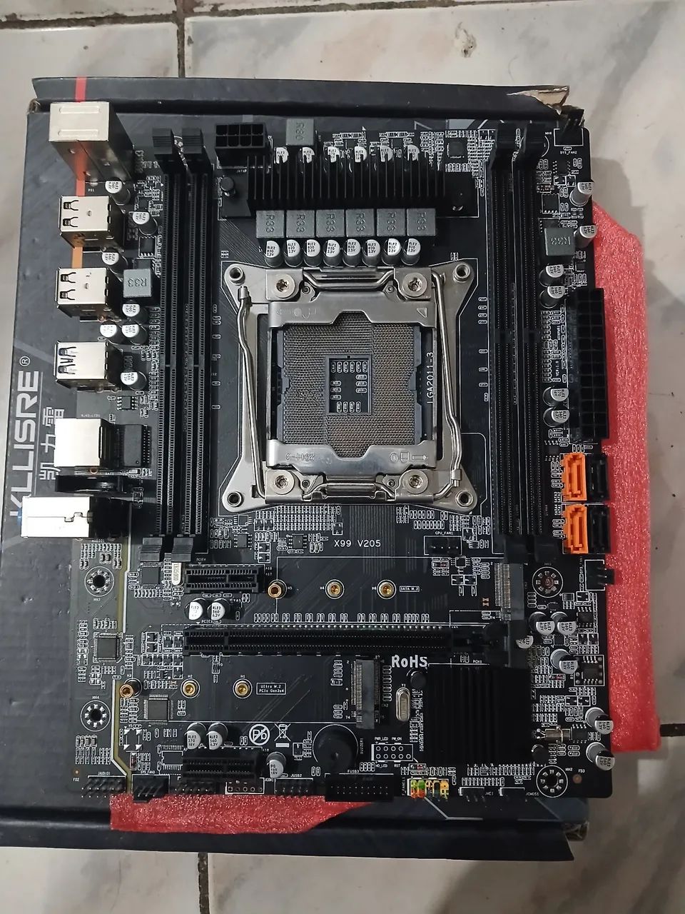 Placa mãe x99 defeito