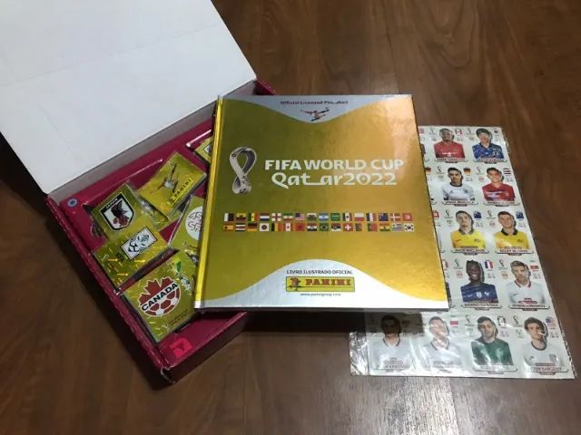 Kit da Copa 2022 com Album Ouro - Leia Descrição!