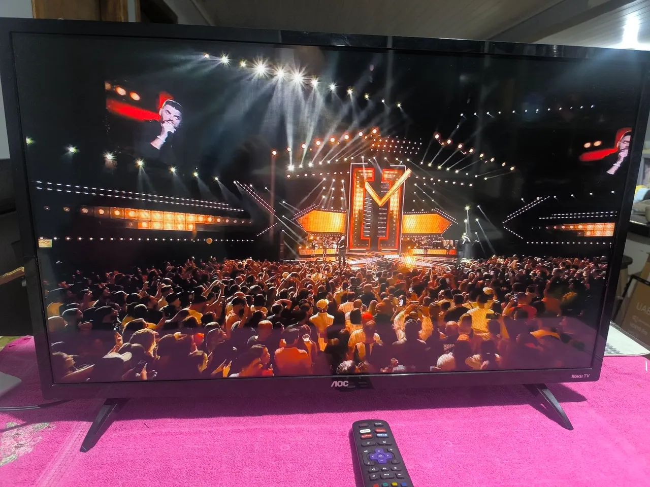 Tv AOC 32 polegadas smart Roku  - Foto 3