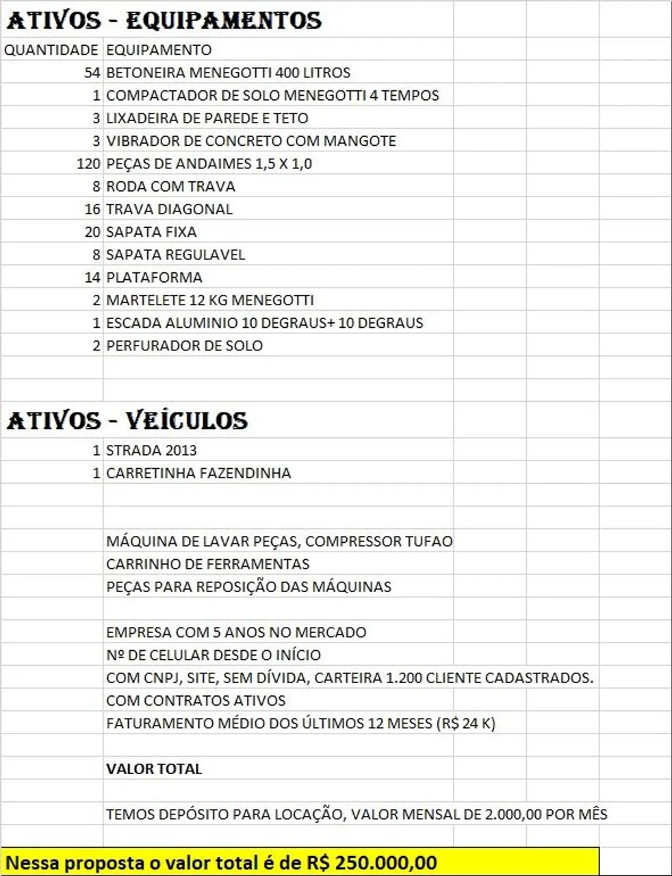 Locadora de betoneiras e andaimes  - Foto 2