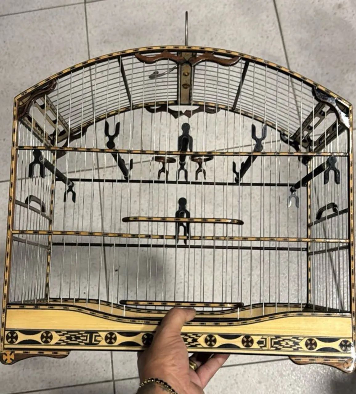 Gaiola coleiro luxo torneio 