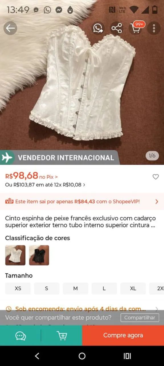 Cinto espinha de peixe francês  - Foto 3