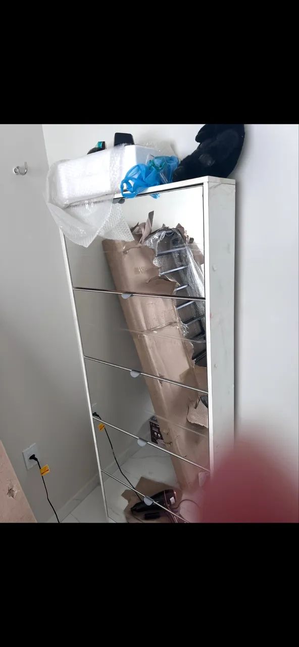 Sapateira espelhada  5 gavetas - Foto 5
