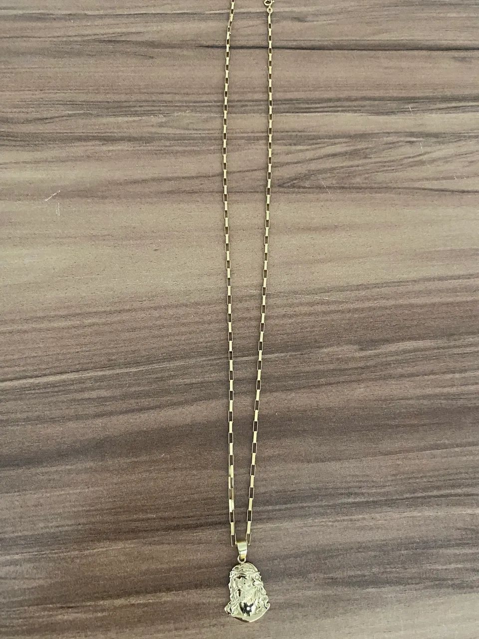 Corrente maciça e pingente ouro 18k  - Foto 3
