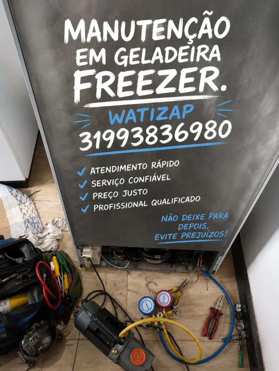 Geladeira freezer 