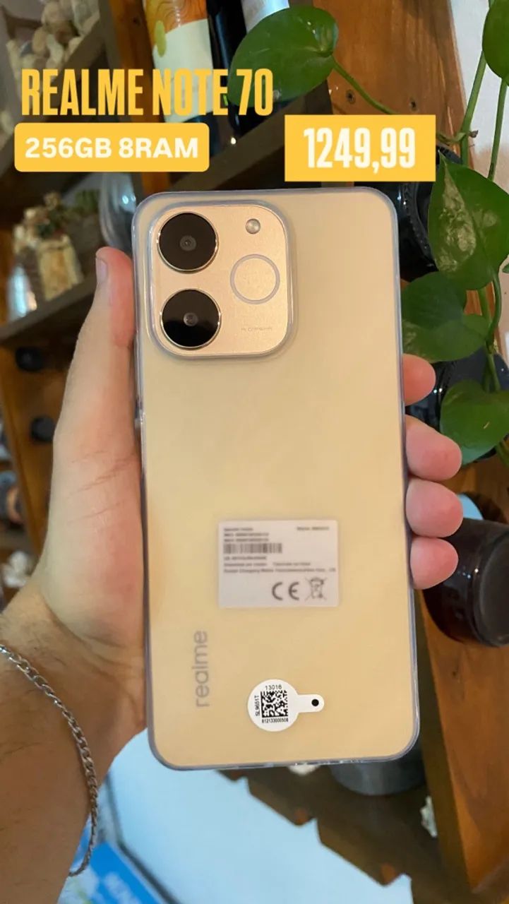 Celular Realme Note 70 256gb 8ram novo lacrado  - Foto 4