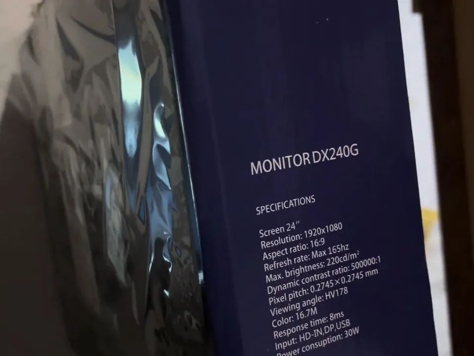 Monitor Gamer Duex 165hz 1ms 24 Polegadas (DX240G) - Foto 3