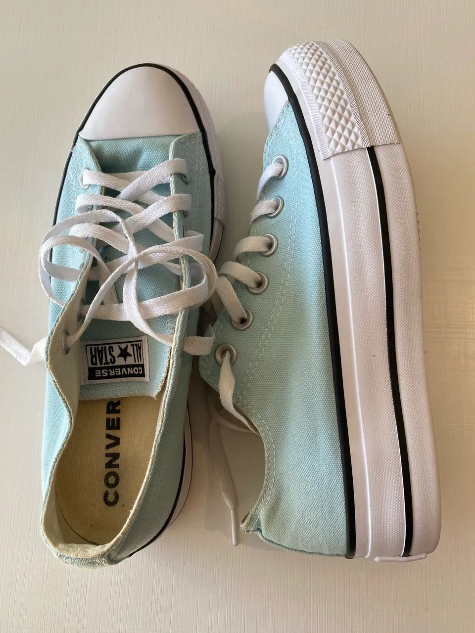 All Star plataforma azul - Foto 2