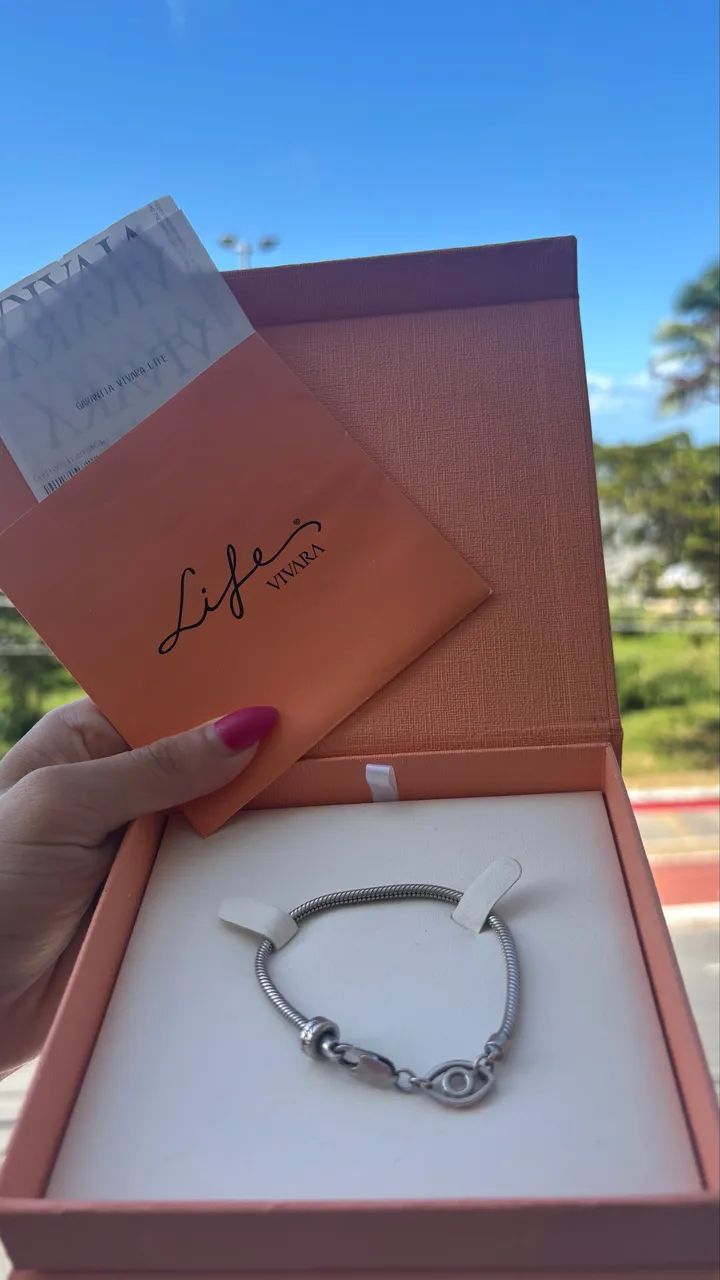 Pulseira Life by Vivara Original em Prata 925