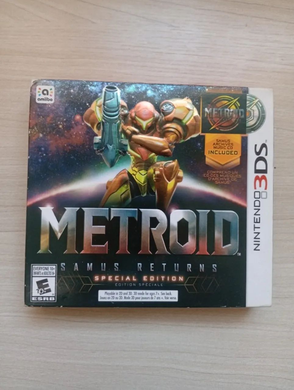 Metroid Samus Returns SPECIAL EDITION 3DS ORIGINAL + TRILHA SONORA