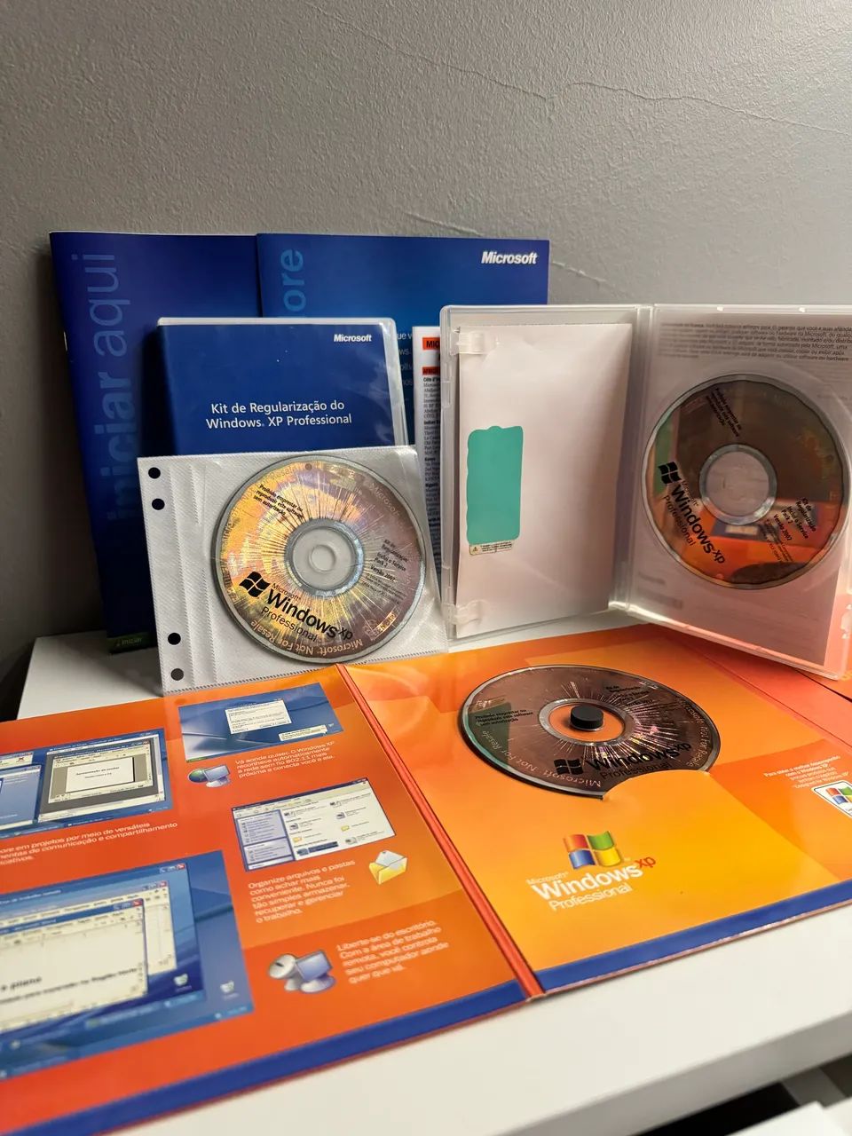Windows XP Professional - Colecionador - Armazenamento