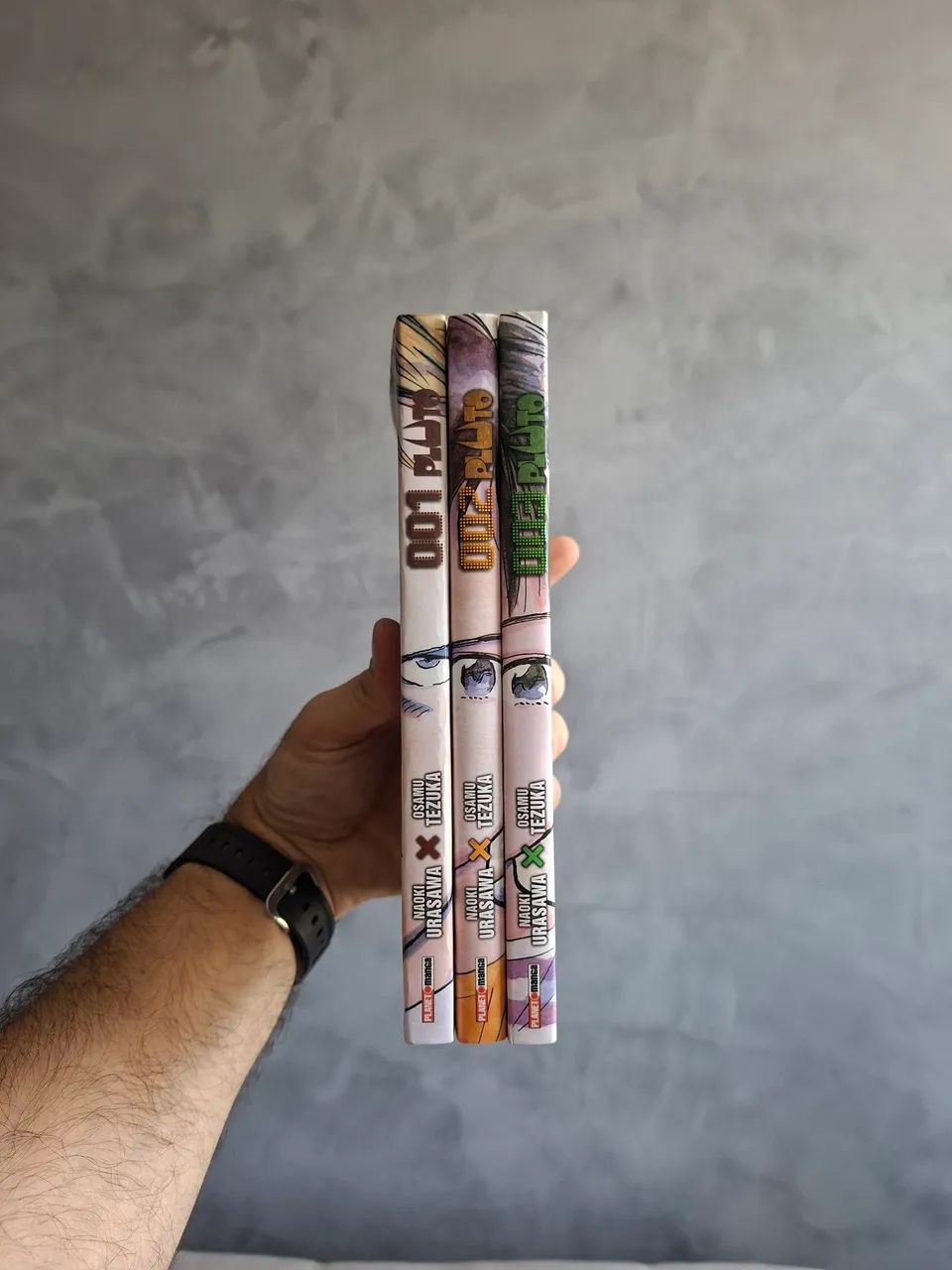 Mangá "Pluto" - Urasawa Naoki (Vol.1, 2 e 3)