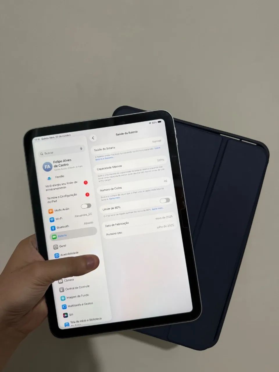 IPAD 11 (A16) 128GB - ACEITO OLX PAY - Foto 3